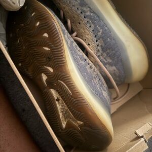 Stylish Blue and Tan Sneakers